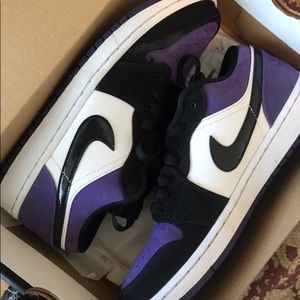 Air Jordan 1 Low Court Purple